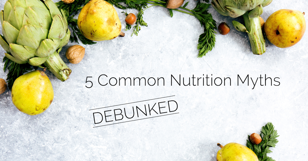 Common nutrition misconceptions